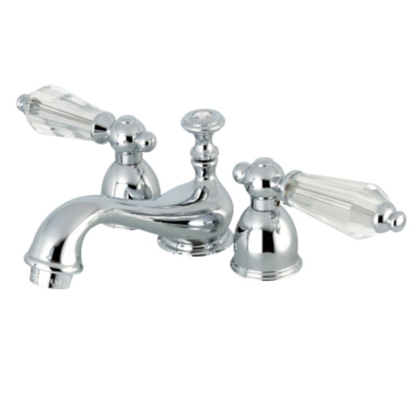 KS3951WLL Wilshire Mini-Widespread Bathroom Faucet W/Brass Pop-Up, Chrm
